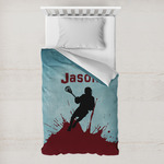 Lacrosse Toddler Duvet Cover w/ Name or Text