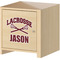 Lacrosse Wall Graphic on Wooden Cabinet