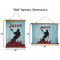 Lacrosse Wall Hanging Tapestries - Parent/Sizing