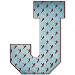 Lacrosse Letter Decal - Small (Personalized)