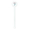 Lacrosse White Plastic 5.5" Stir Stick - Round - Single Stick