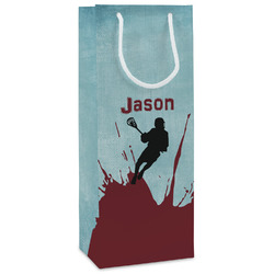 Lacrosse Wine Gift Bags - Matte (Personalized)