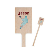 Lacrosse Rectangle Wooden Stir Sticks (Personalized)