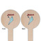 Lacrosse Wooden 6" Food Pick - Round - Double Sided - Front & Back