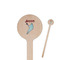 Lacrosse Wooden 7.5" Stir Stick - Round - Closeup