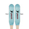 Lacrosse Wooden Food Pick - Paddle - Double Sided - Front & Back