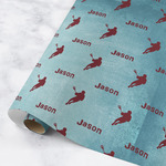 Lacrosse Wrapping Paper Roll - Medium - Matte (Personalized)