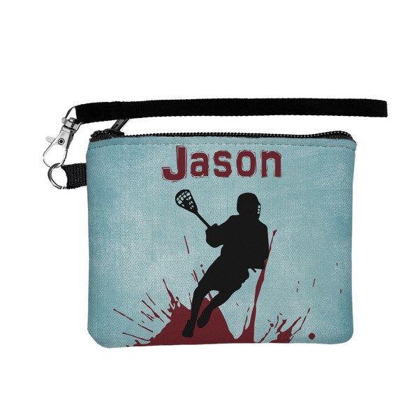 Custom Lacrosse Wristlet ID Case w/ Name or Text