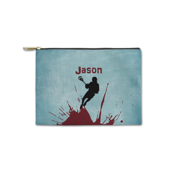 Custom Lacrosse Zipper Pouch - Small - 8.5"x6" (Personalized)