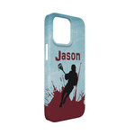 Lacrosse iPhone Case - Plastic - iPhone 13 Mini (Personalized)