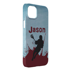 Lacrosse iPhone Case - Plastic - iPhone 14 Pro Max (Personalized)