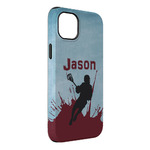 Lacrosse iPhone Case - Rubber Lined - iPhone 14 Pro Max (Personalized)