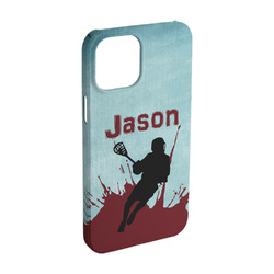 Lacrosse iPhone Case - Plastic - iPhone 15 Pro (Personalized)