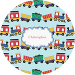 Trains Multipurpose Round Labels - 1" (Personalized)