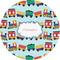 Trains 1" Multipurpose Round Labels - Single Sticker