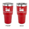 Trains 30 oz Stainless Steel Ringneck Tumblers - Red - Double Sided - APPROVAL