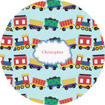 Trains Multipurpose Round Labels - 5" (Personalized)