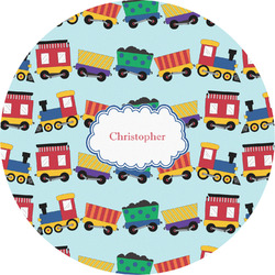 Trains Multipurpose Round Labels - 5" (Personalized)