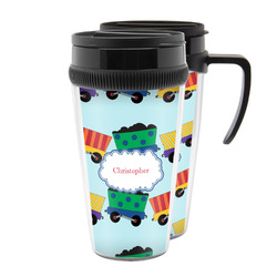 Trains Acrylic Travel Mug (Personalized)