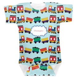 Trains Baby Bodysuit 12-18 (Personalized)