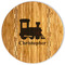 Trains Bamboo Cutting Boards - FRONT