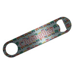 Trains Bar Bottle Opener - Silver w/ Name or Text