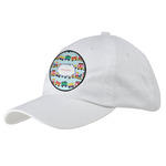 Trains Baseball Cap - White (Personalized)