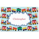 Trains Woven Mat (Personalized)