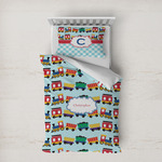 Trains Duvet Cover Set - Twin XL (Personalized)