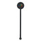 Trains Black Plastic 5.5" Stir Stick - Round - Single Stick