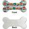 Trains Ceramic Flat Ornament - Bone Front & Back Single Print (APPROVAL)