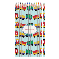 Trains Colored Pencils (Personalized)