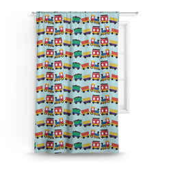 Trains Curtain Panel - Custom Size