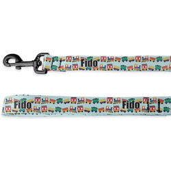 Trains Deluxe Dog Leash (Personalized)