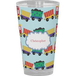 Trains Pint Glass - Full Color (Personalized)