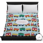 Trains Duvet Cover - Full / Queen (Personalized)