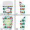 Trains French Fry Favor Box - Front & Back View