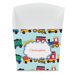 Trains French Fry Favor Boxes (Personalized)