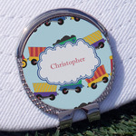 Trains Golf Ball Marker - Hat Clip