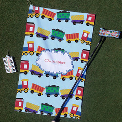 Trains Golf Towel Gift Set (Personalized)