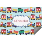 Trains Indoor / Outdoor Rug (Personalized)