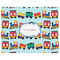 Trains Indoor / Outdoor Rug - 8'x10' - Front Flat