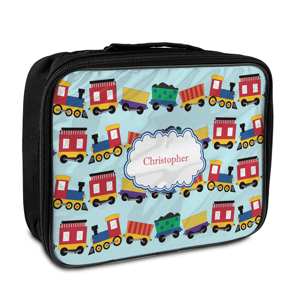 Custom Trains Insulated Lunch Bag (Personalized)