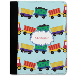 Trains Notebook Padfolio w/ Name or Text