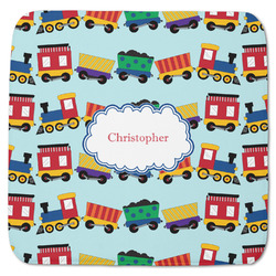 Trains Memory Foam Bath Mat - 48"x48" (Personalized)