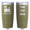 Trains Olive Polar Camel Tumbler - 20oz - Double Sided - Approval