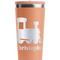 Trains Peach RTIC Everyday Tumbler - 28 oz. - Close Up