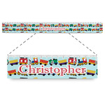 Trains Plastic Ruler - 12" (Personalized)