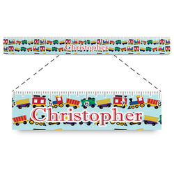 Trains Plastic Ruler - 12" (Personalized)