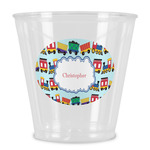 Trains Plastic Shot Glass (Personalized)